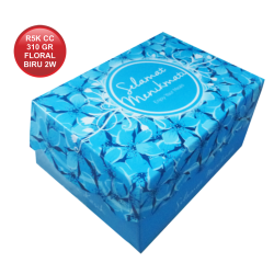 R5K CETAK COATED 310 FLORAL BIRU 2W